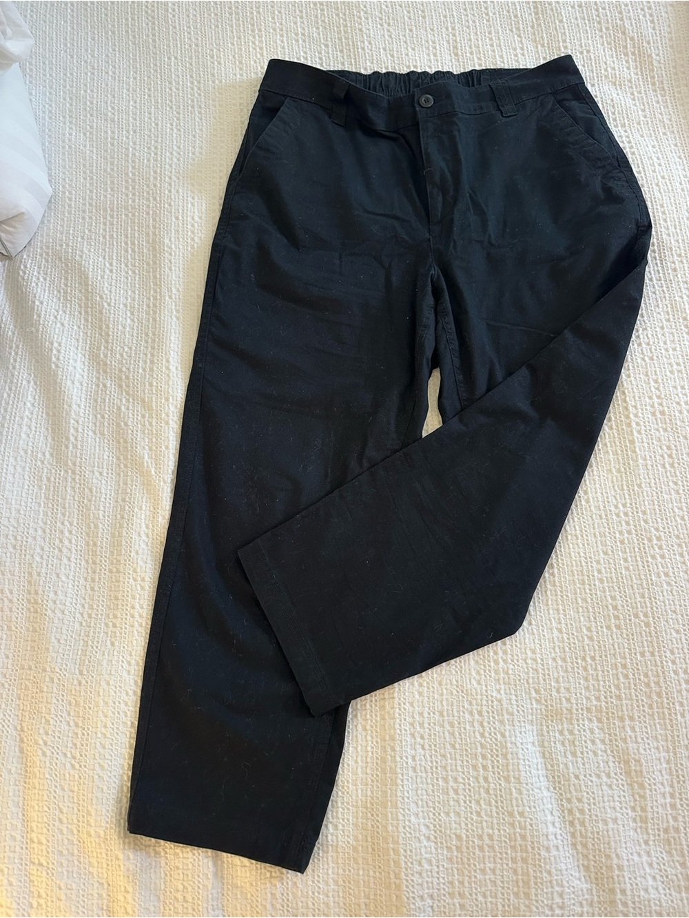 Old Navy high rise OG chino pants in black. Size L